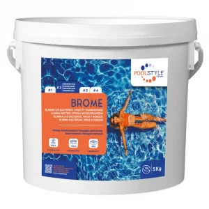 brome piscine POOLSTYLE 5 kg – pastilles 20 g