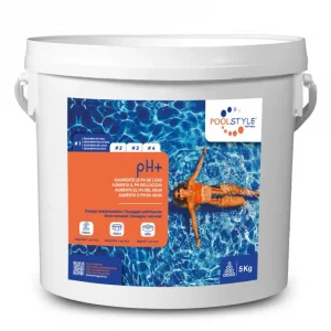 pH Plus piscine POOLSTYLE 5 kg – correcteur pH faible