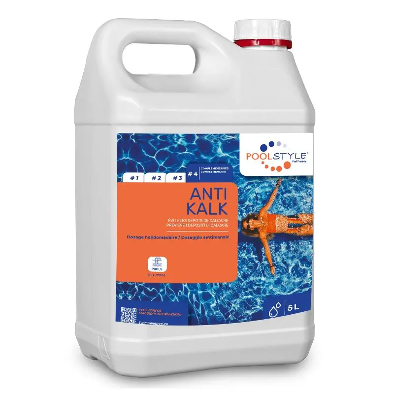 bidon 5L anti-calcaire piscine POOLSTYLE