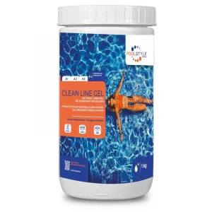 nettoyant ligne d’eau gel POOLSTYLE 1 kg – dégraissant piscine