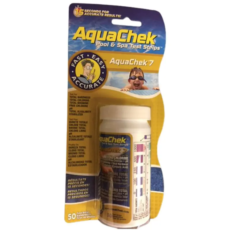 Bandelettes Aquachek 7 en 1 – test diagnostic complet piscine et spa