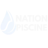 Logo blanc de Nation Piscine – La piscine éco-maline pour les familles exigeantes