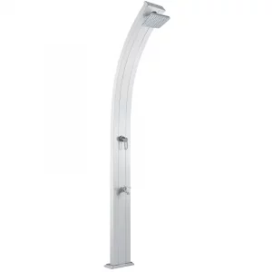 Douche solaire 30L Spring Gris métallisé – vue produit complet
