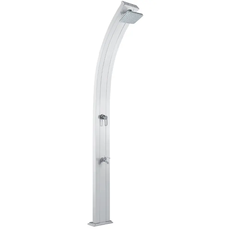 Douche solaire 30L Spring Gris métallisé – vue produit complet
