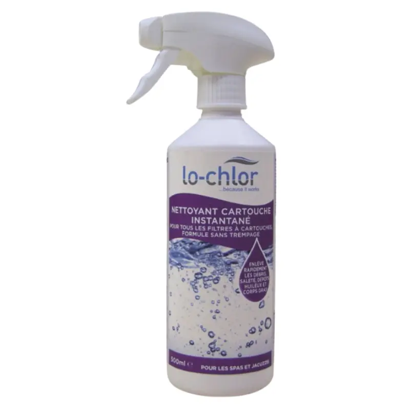 Nettoyant cartouche instantané 500 ml pour piscine et spa
