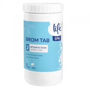 LIFE Brom Tab 20 g 1 kg – pastilles de brome pour spa – LIF-500-0003