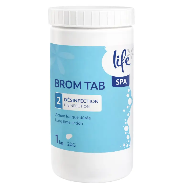 LIFE Brom Tab 20 g 1 kg – pastilles de brome pour spa – LIF-500-0003