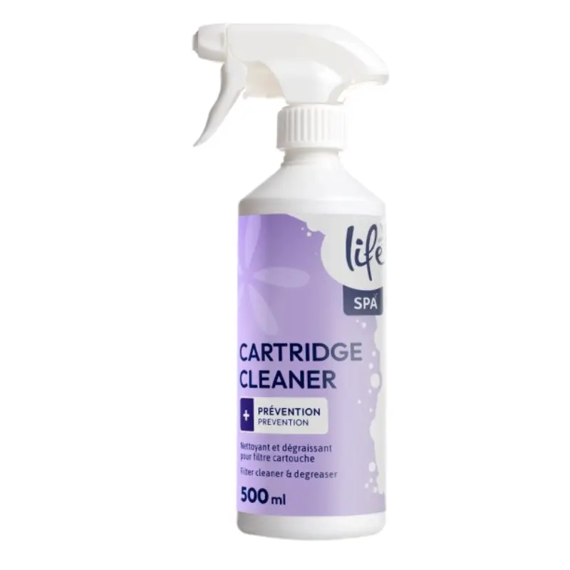 LIFE Nettoyant pour cartouche 500 ml – entretien filtre spa sans trempage – LIF-500-0011
