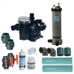 Pack filtration cartouche piscine Poolex – pompe Tonic’line + filtre Netflux 25 + kit Ø50 Pack filtration cartouche piscine Poolex – pompe Tonic’line + filtre Netflux 25 + kit Ø50