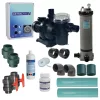 Pack filtration cartouche avec coffret 80 m3 Tonicline 150 Netflux 100 kit Ø50 réductions 63/50