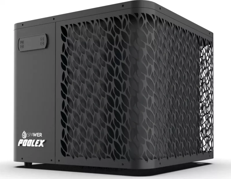 Pompe à chaleur spa Poolex Spawer O'Spa vue de trois quarts