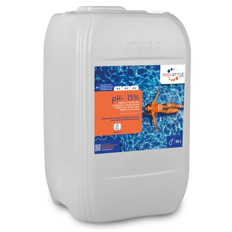 pH Minus 15% 20 L – acide sulfurique – correcteur pH- pour piscine