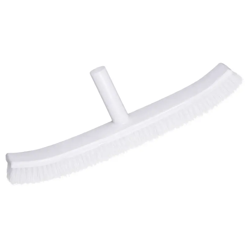 Brosse courbe piscine 45 cm à clip standard vue profil
