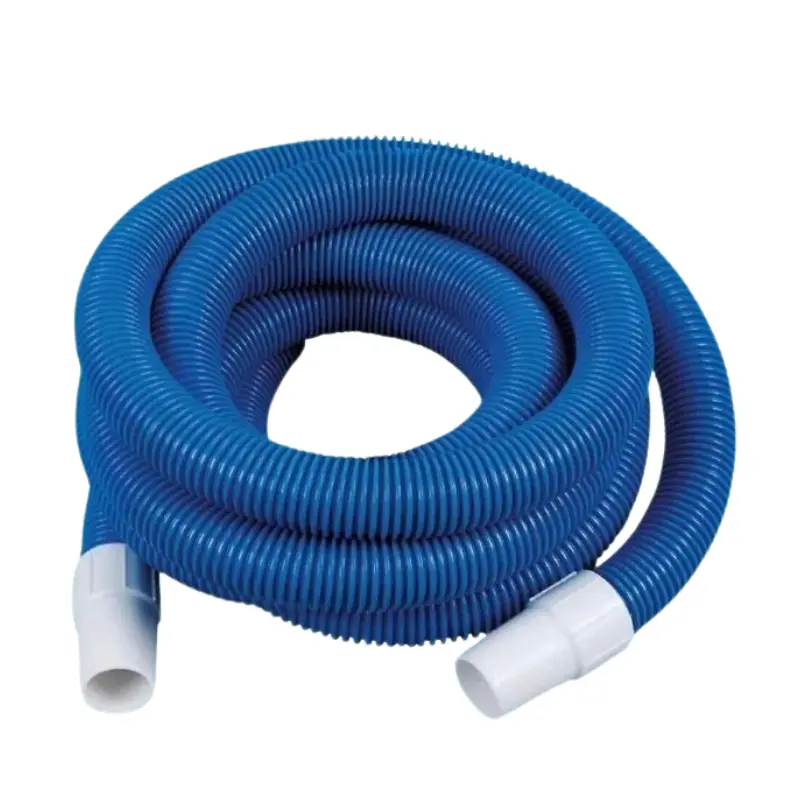 Tuyau flottant de piscine bleu pour balai aspirateur manuel