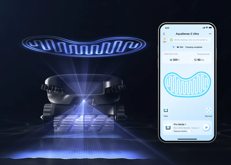 AquaSense 2 Ultra : détection de débris par IA pour ne laisser aucun débris derrière