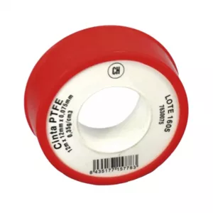 Ruban PTFE 12 mm x 12 m pour filetages piscine