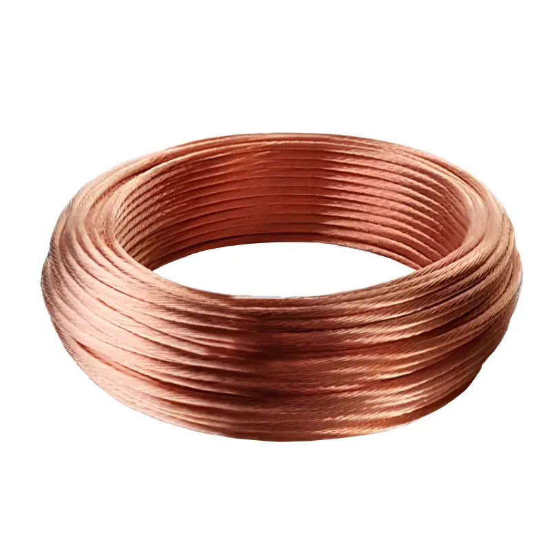 Tresse cuivre Quincaillerie Angles 25 mm² rouleau 10 m pour mise à la terre piscine