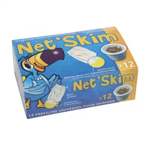 Net’Skim Toucan préfiltre jetable skimmer boîte de 12