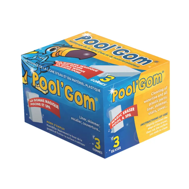 Pool’Gom Toucan gomme magique piscine boîte de 3
