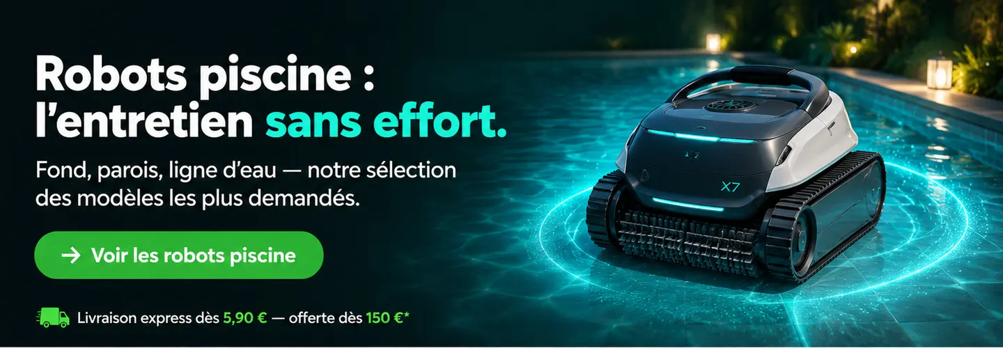 Nos sélections de robots piscine