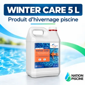 Bidon PoolStyle Winter Care 5 L, produit d’hivernage pour piscine