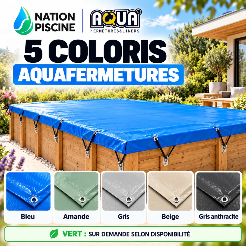 coloris-bache-hivernage-piscine-bois-aquafermetures Coloris bâche d’hivernage piscine bois hors-sol Aquafermetures